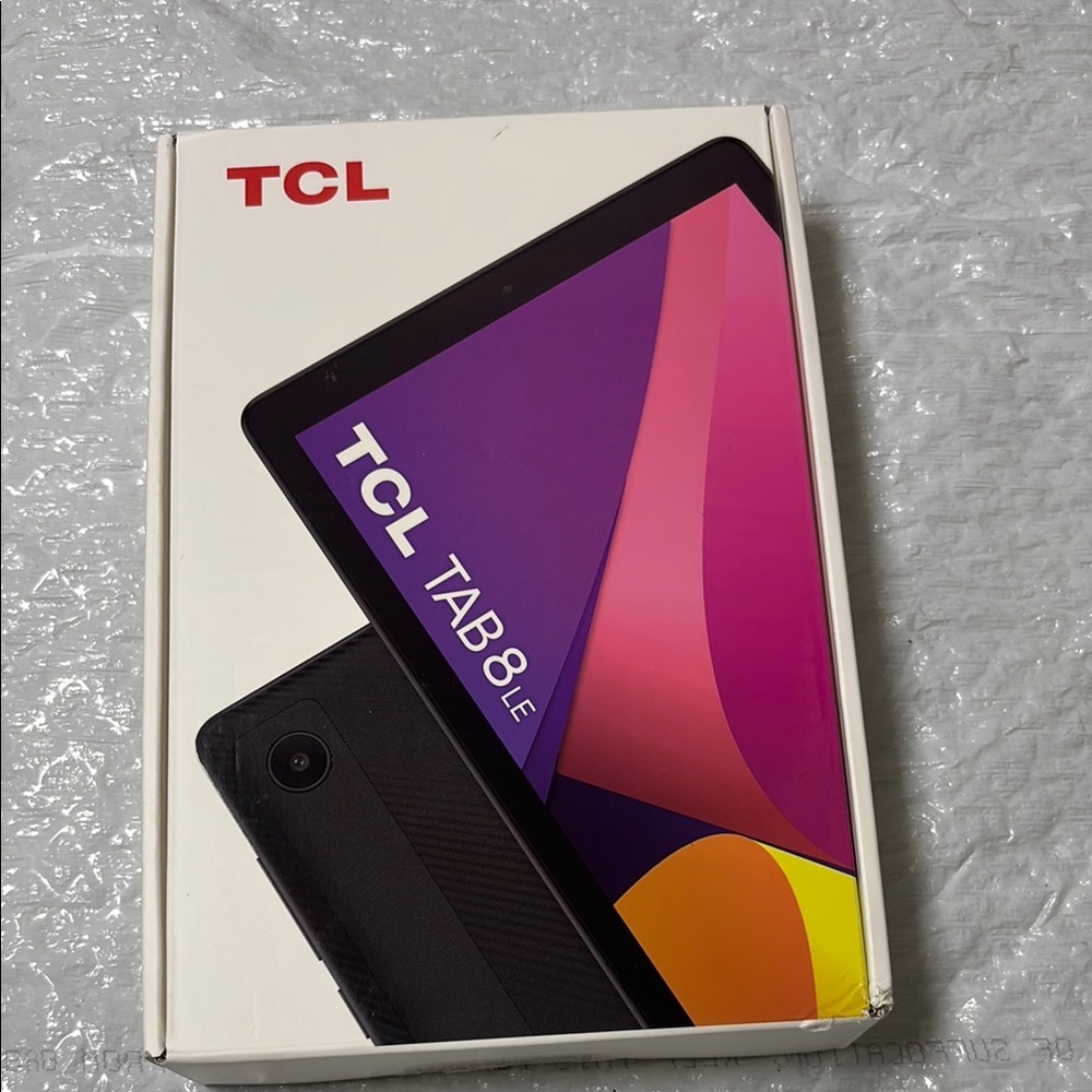 TCL Black Tablet Sleek Design with Vibrant Display